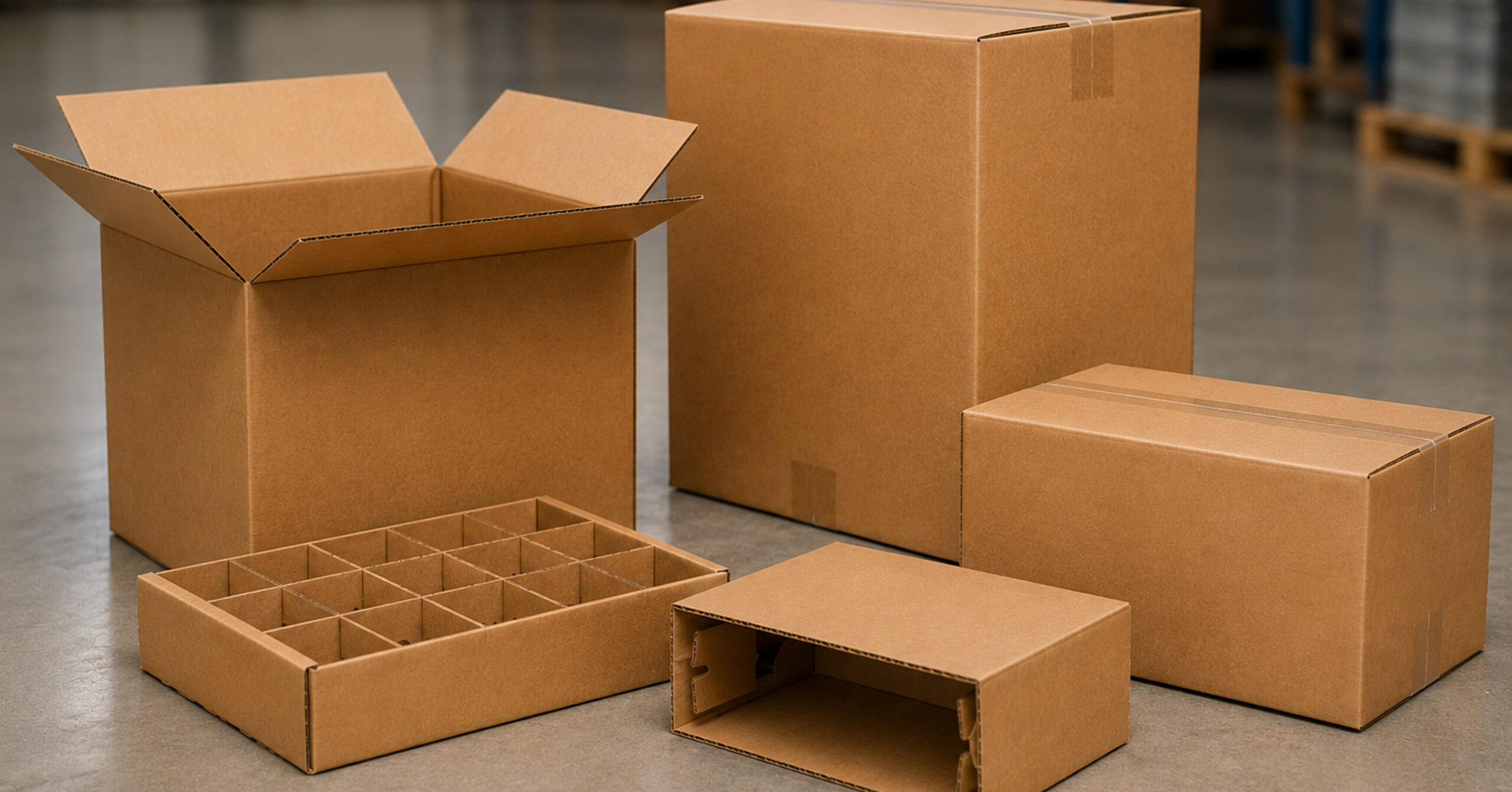 corrugated boxes